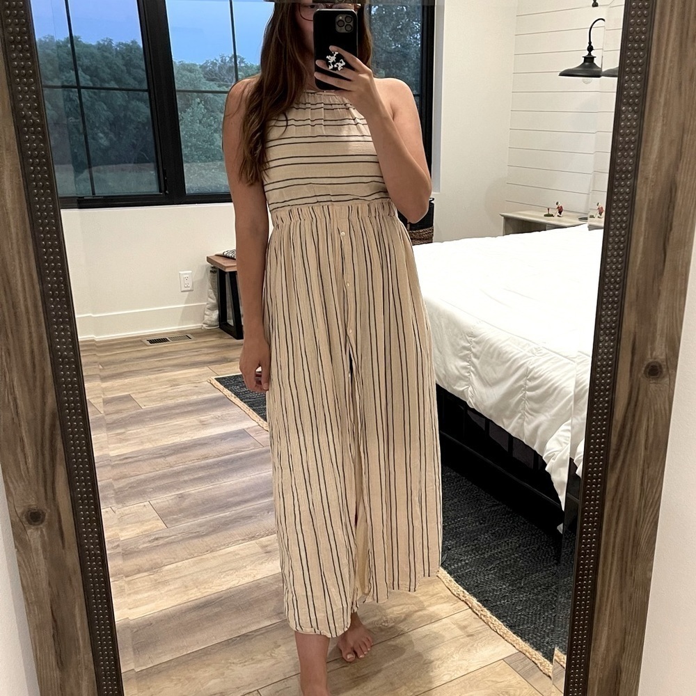 Lauren Conrad Sleeveless Multi Stripe Maxi Dress Size Small - Picture 7 of 9